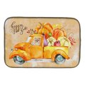 Carolines Treasures Carolines Treasures CK2674DDM Fall Harvest Pomeranian Dish Drying Mat CK2674DDM